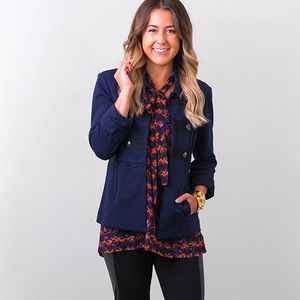 Cabi "In the Band" Military Style Cropped Jacket Size Medium style 3375